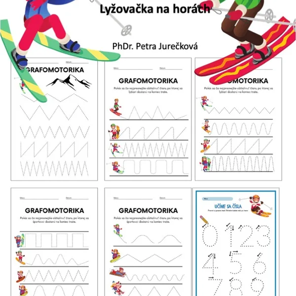 LYŽOVAČKA NA HORÁCH - GRAFOMOTORIKA