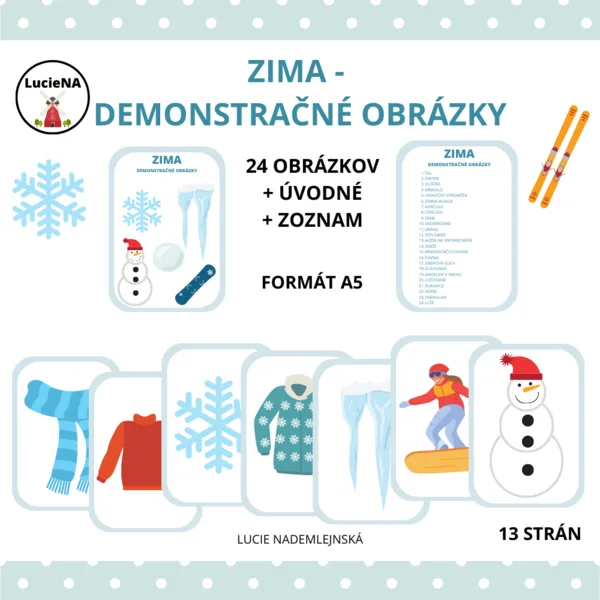 ZIMA DEMONSTRAČNÉ OBRÁZKY