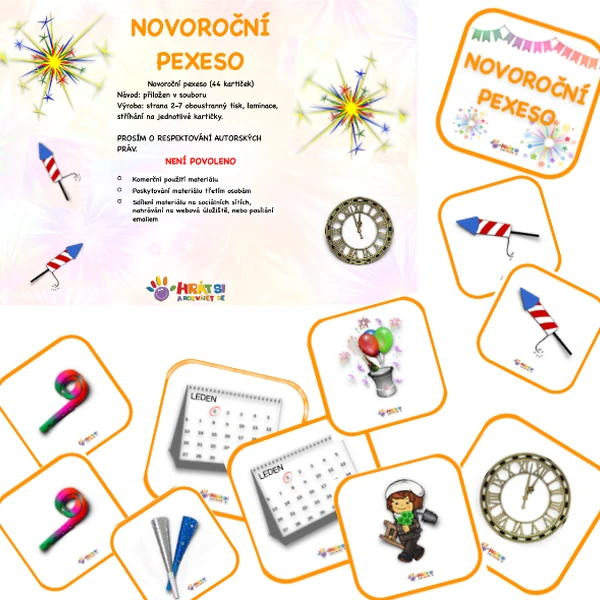 Novoročné pexeso