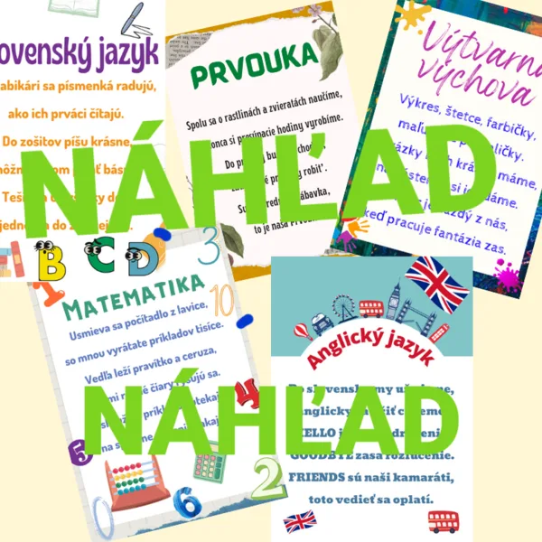 Básne k predmetom
