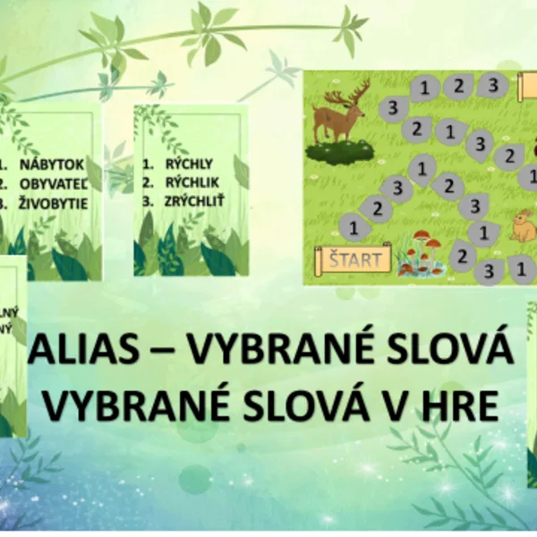 ALIAS VYBRANÉ SLOVÁ - VYBRANÉ SLOVÁ V HRE 