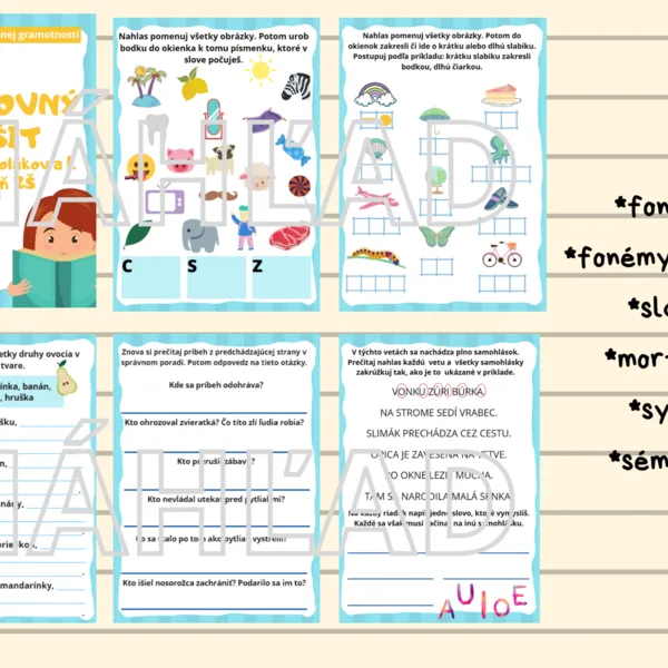 Fonologické uvedomovanie - workbook
