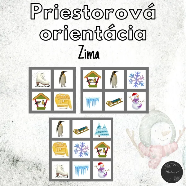 Zima, priestorová orientácia