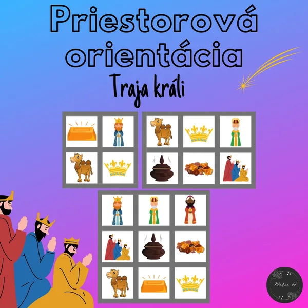 Traja králi, priestorová orientácia
