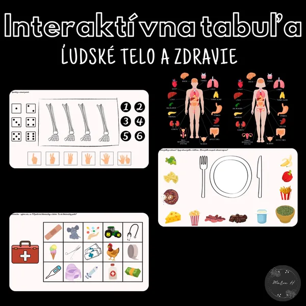 Ľudské telo a zdravie, interaktívna tabuľa