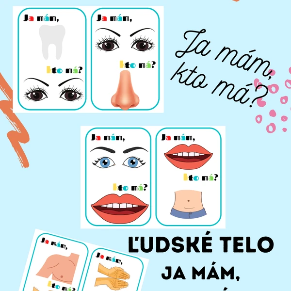 Ľudské telo: Ja mám, ty máš?