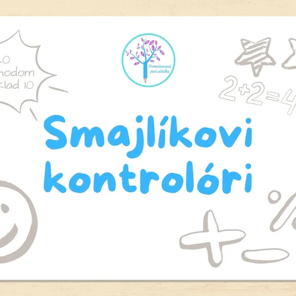 Smajlíkovi kontrolóri (Sčítanie a odčítanie do 20 s prechodom)