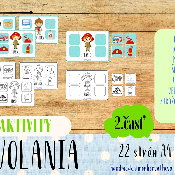 Povolania - Aktivity 2. časť