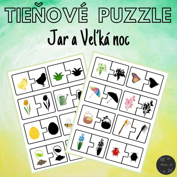 Jar a Veľká noc, tienové puzzle