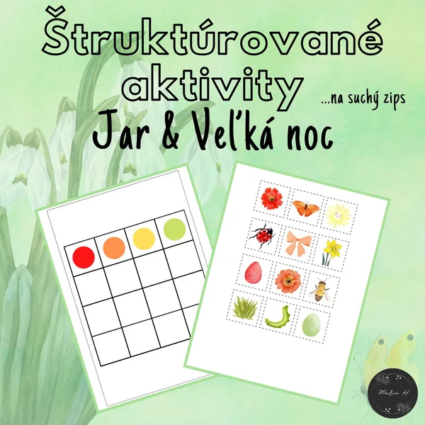 Jar a Veľká noc, štruktúrované aktivity