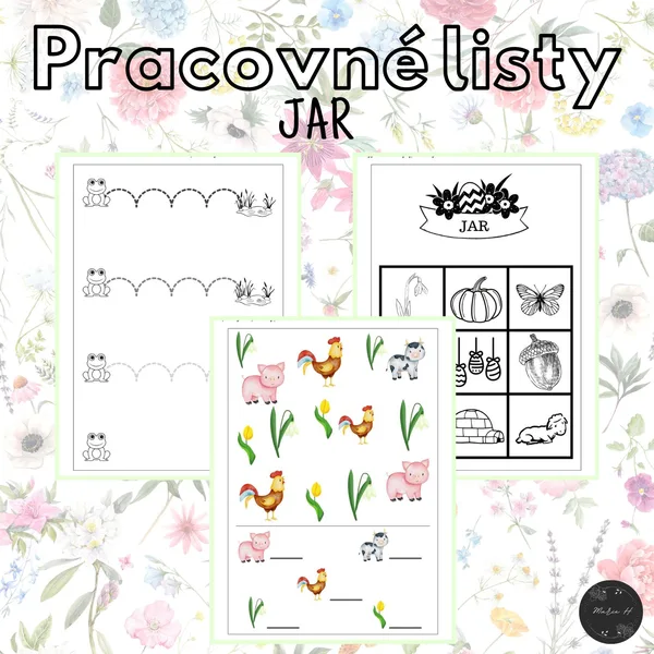 Jar, pracovné listy