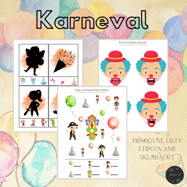 Karneval, súbor aktivít