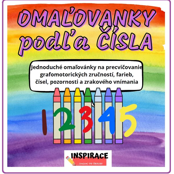 Omaľovánky podľa čísla