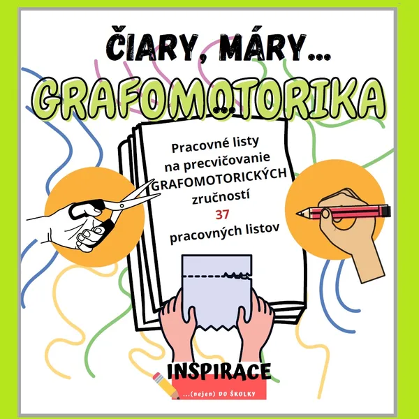 ČIARY, MARY - GRAFOMOTORIKA ✏️