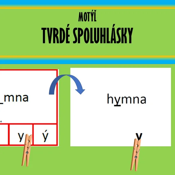 Tvrdé spoluhlásky - Motýľ