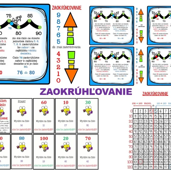 Zaokrúhľovanie na desiatky