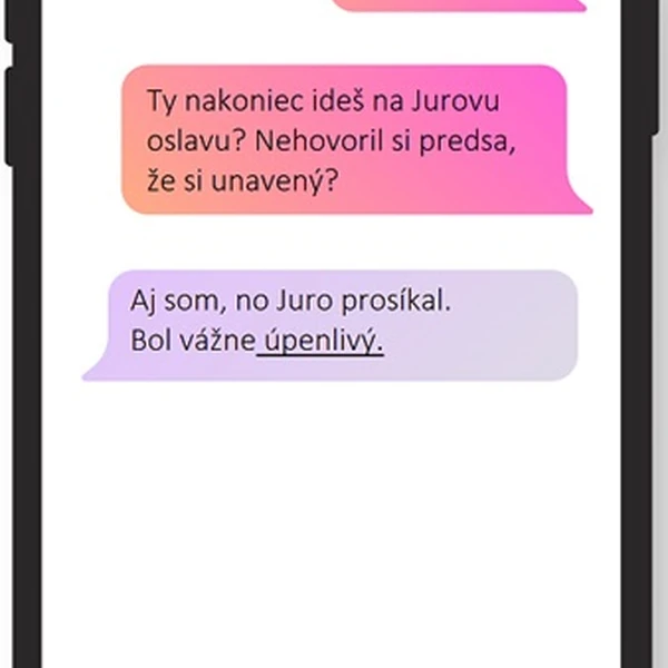 Prídavné mená. Vydedukuj porozumenie z mobilnej komunikácie. Rozšírenie slovnej zásoby. 