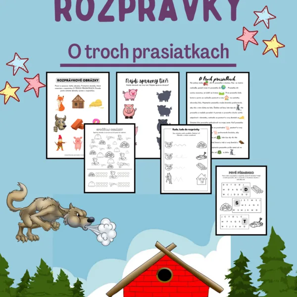 Rozprávka - O troch prasiatkach