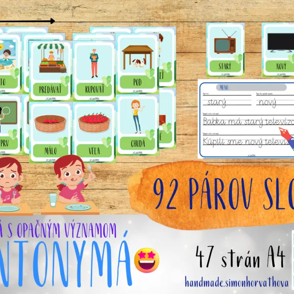 Slová s opačným významom, Antonyma