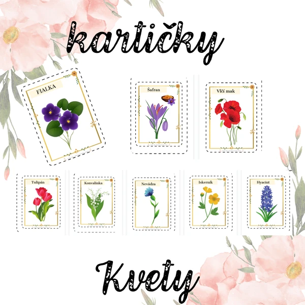 JARNÉ KVETY - DEMONŠTRAČNÉ KARTY