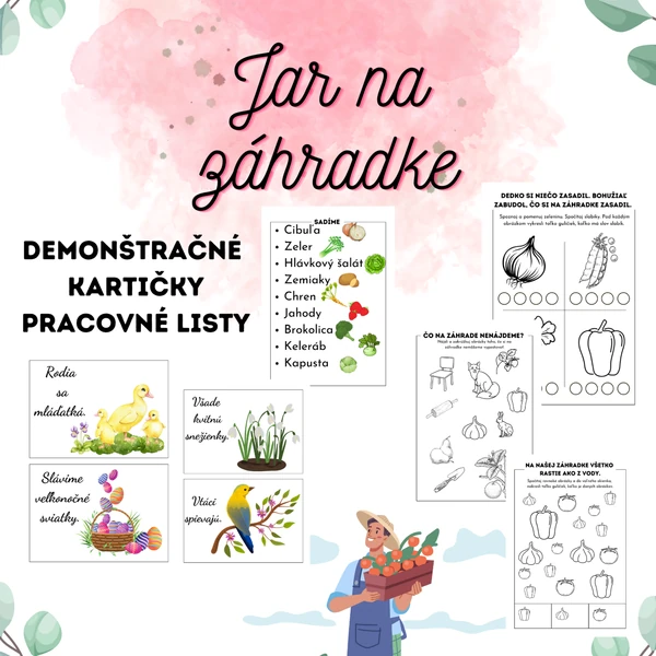 Jar na záhradke