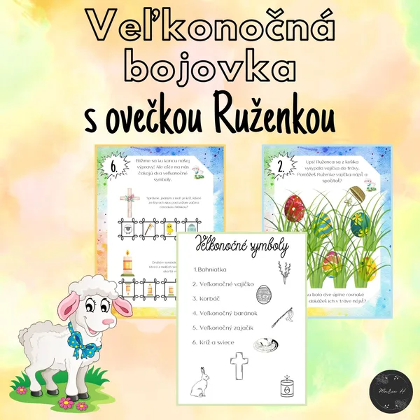 Veľkonočná bojovka s ovečkou Ruženkou