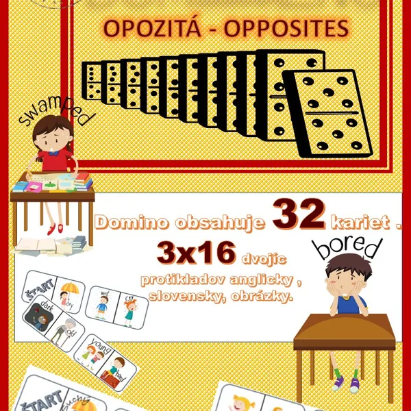 Slová opačného významu - opozitá