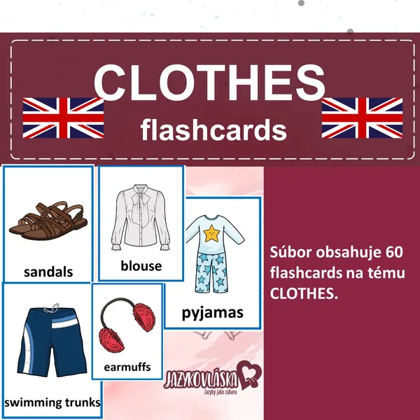 Clothes flashcards