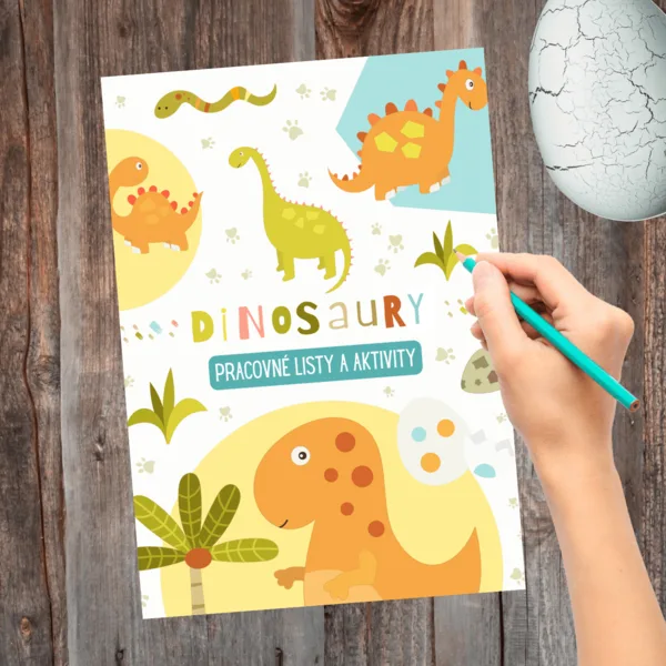  DINOSAURY – pracovné listy pre škôlkarov