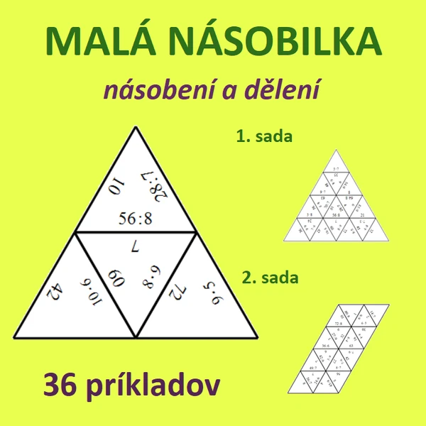 MALÁ NÁSOBILKA - násobenie a delenie