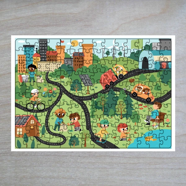  Ekologické mesto – puzzle 14×10