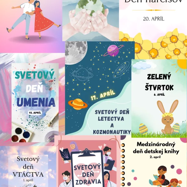 Plagáty na APRÍL (svetové/medzinárodné dni)