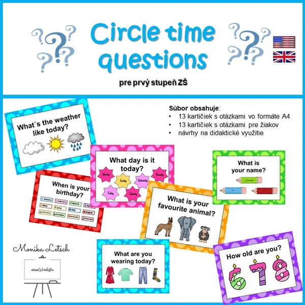 Morning Circle Questions (speaking activity)