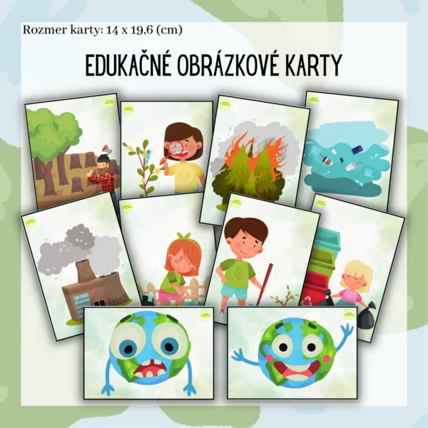 DEŇ ZEME: Edukačné obrázkové karty