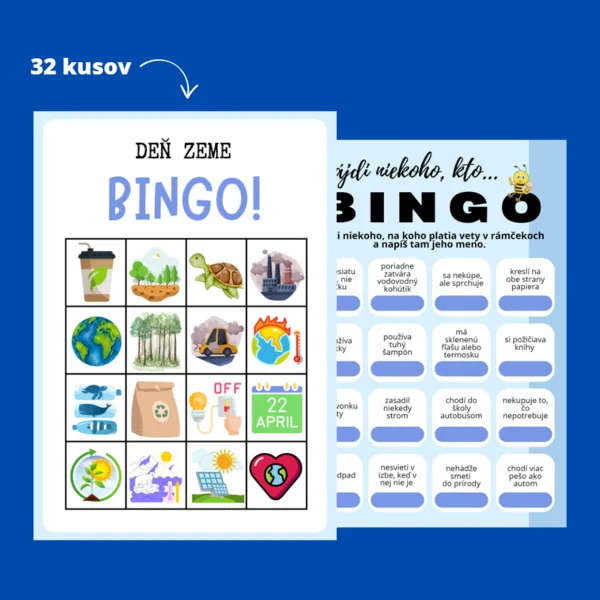 deň zeme BINGO (A5)
