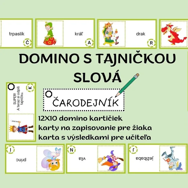 DOMINO S TAJNIČKOU - slová