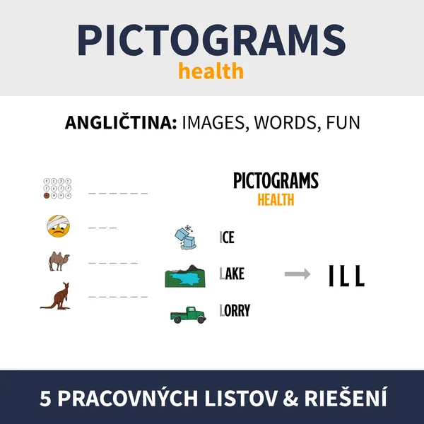 ENG - PICTOGRAMS / HEALTH (piktogramy na tému)