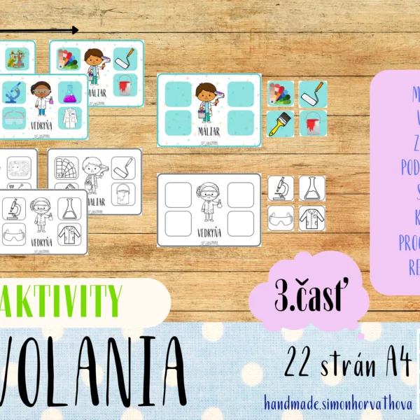 Povolania - Aktivity 3. časť