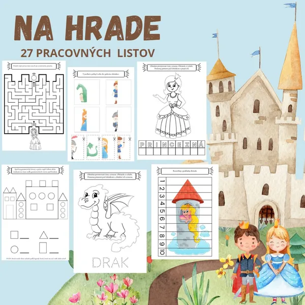 NA HRADE - pracovné listy