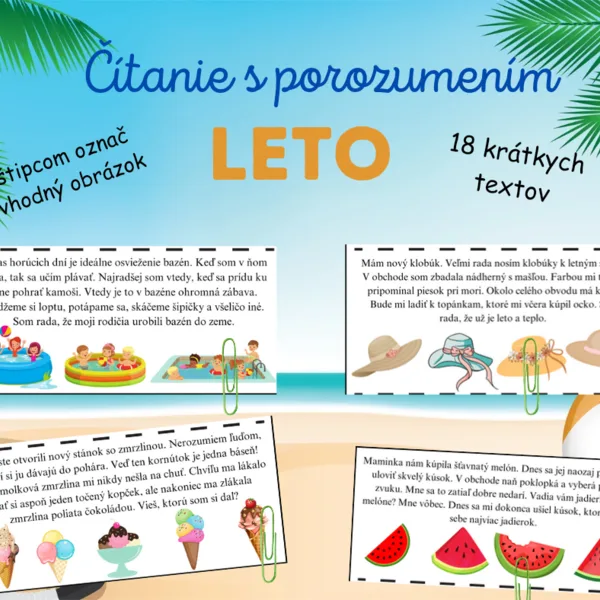 Čítanie s porozumením- leto