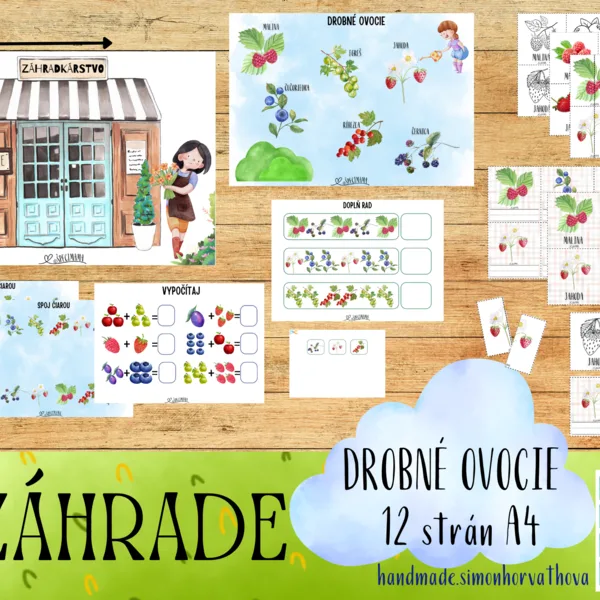 V záhrade, Záhrada, drobné ovocie - ZÁHRADKÁRSTVO