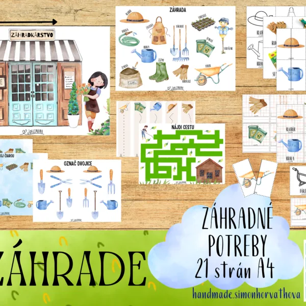 V záhrade, Záhrada, záhradné potreby - ZÁHRADKÁRSTVO 