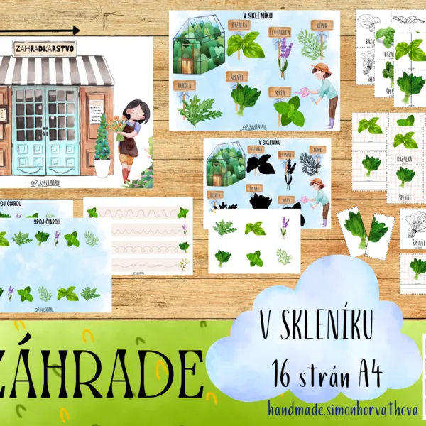 V záhrade, Záhrada, V skleníku - ZÁHRADKÁRSTVO