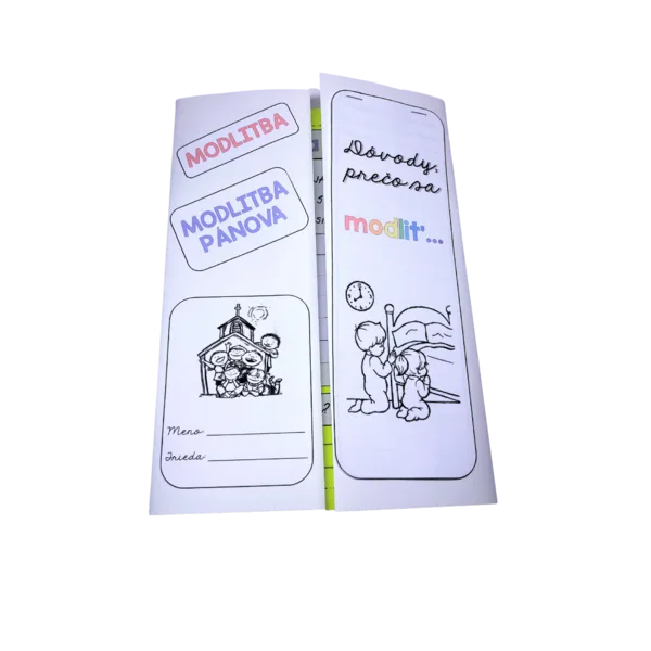 Modlitba - lapbook