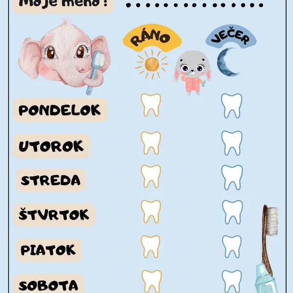 Umývanie si zúbkov