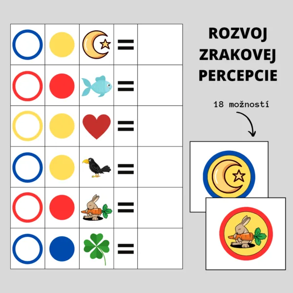 rozvoj zrakového vnímania