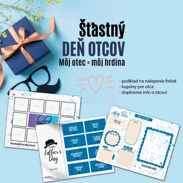 Deň otcov - kupóny a iné