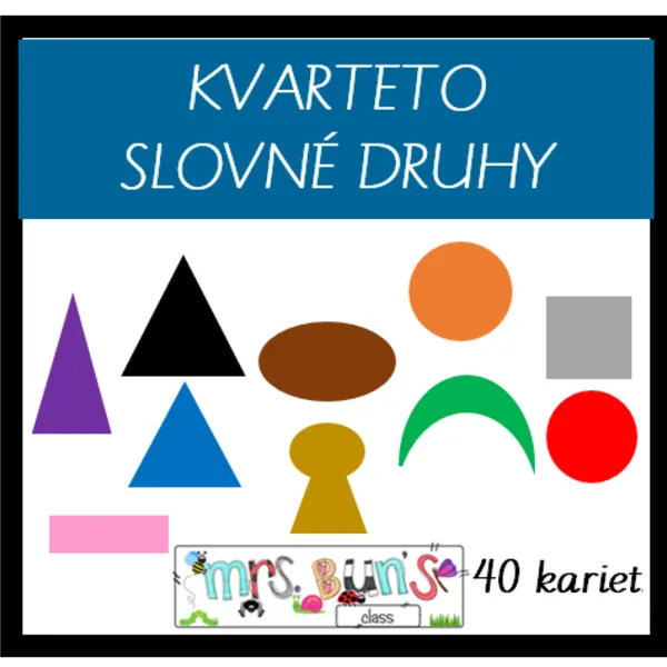Kvarteto - slovné druhy