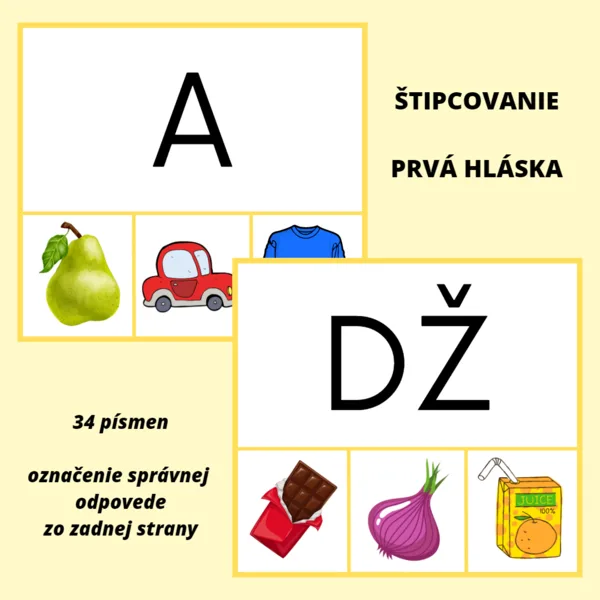 PRVÁ HLÁSKA - štipcovanie