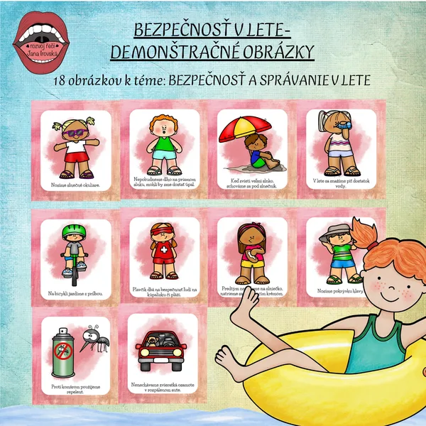 BEZPEČNOSŤ V LETE: demonštračné obrázky
